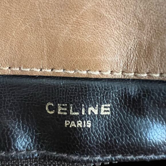 Celine Brown Shoulder Bag with Gold Hardware - Picture 9 of 13